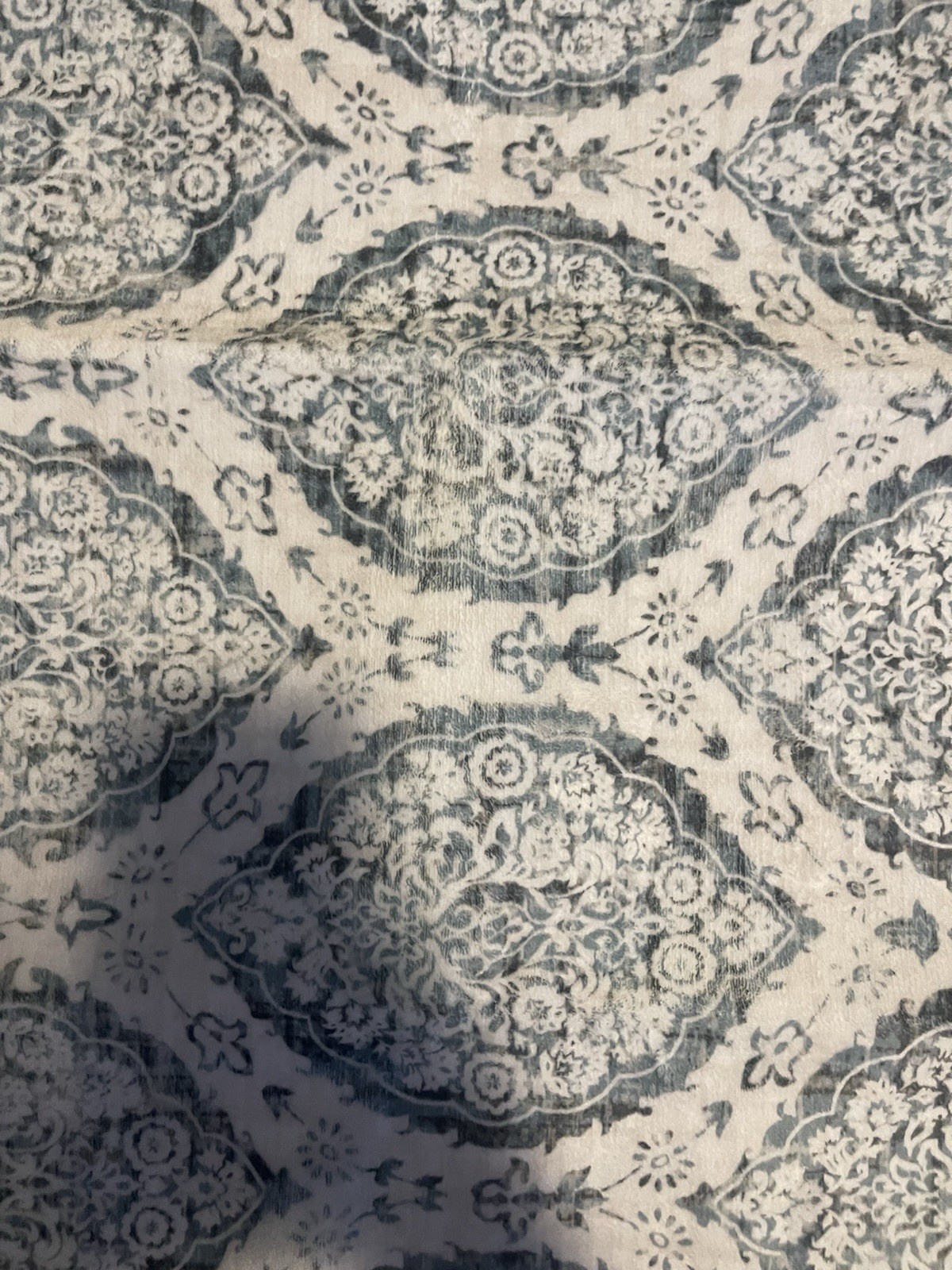 Wyatt & Ash Alisha Gray 3×5 Area Rug Medallion Gray Ivory NEW Open Box