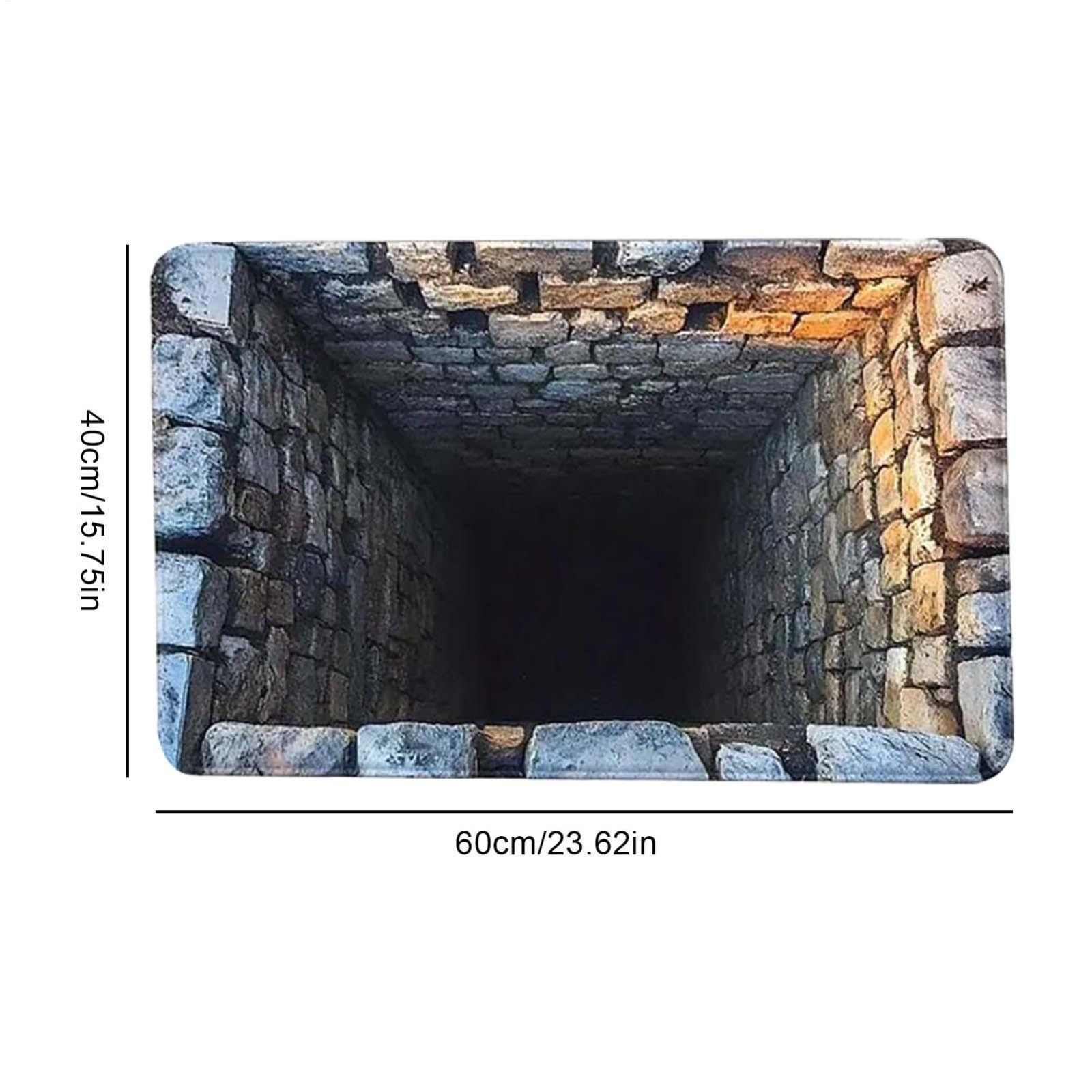 Muti-Design 3D Rugs Optical Illusion, Get Scared, Rug That Looks Like a Hole