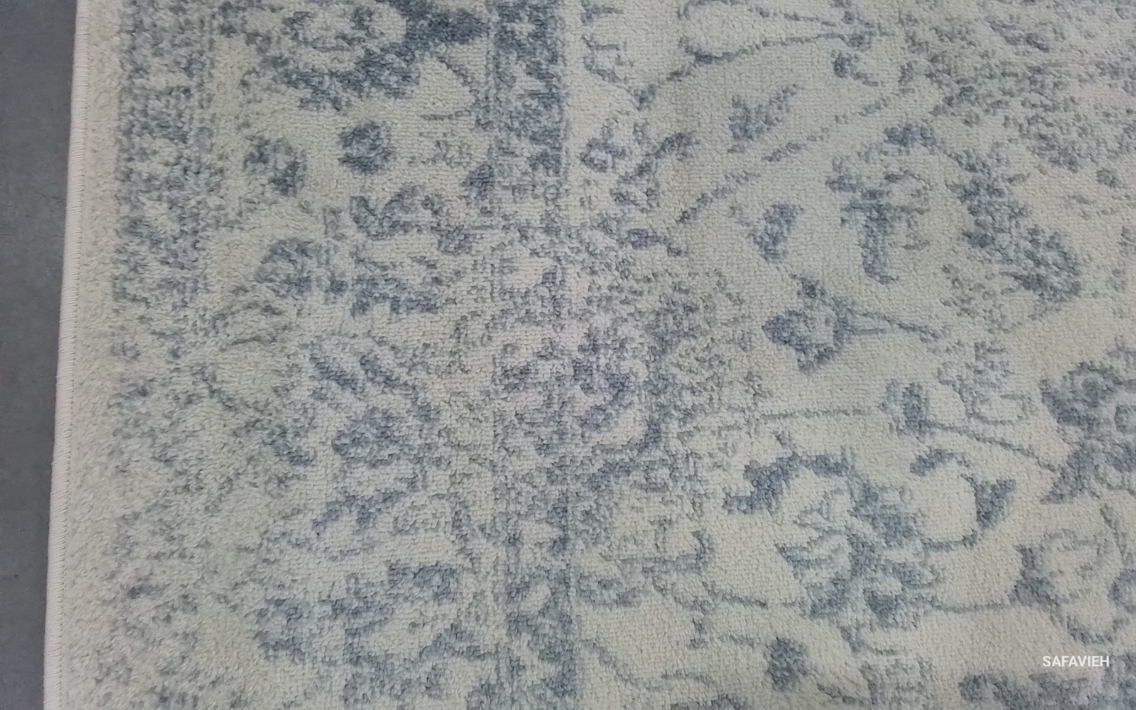 IVORY / SLATE 6′-0″ x 9′-0″ Stained Rug, Reduced Price 1172801954 ADR109S-6