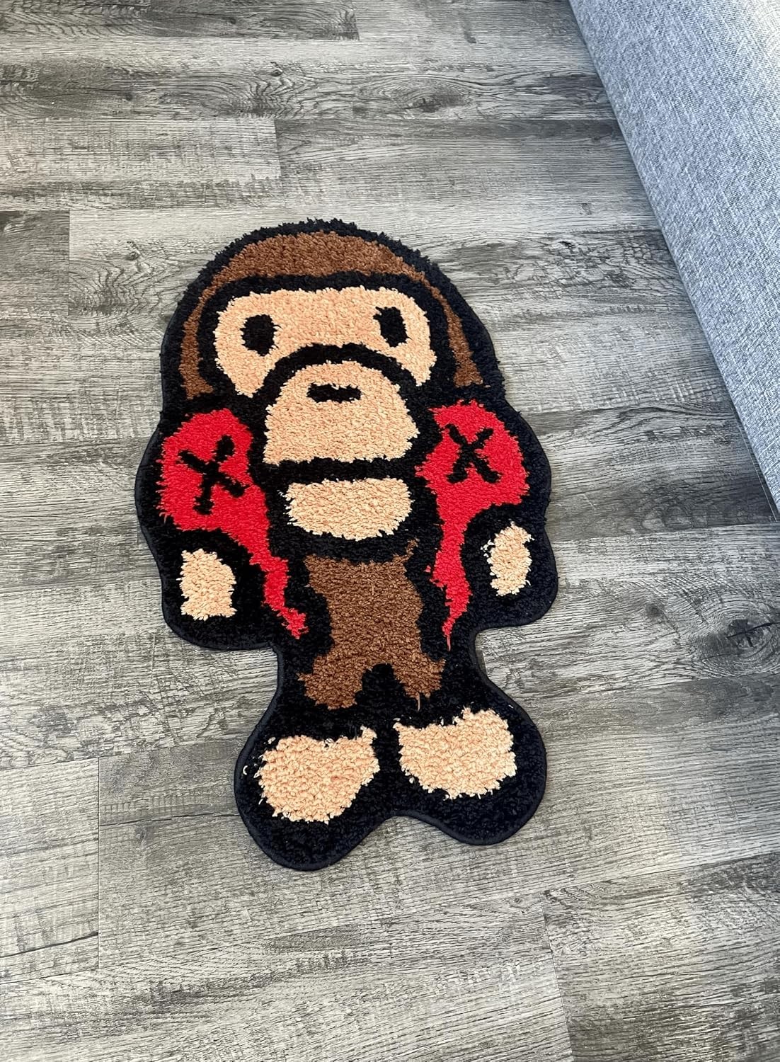 Handmade BAPE Decor Rug 30in W x 20in L Premium Milo Collectible X Kawed