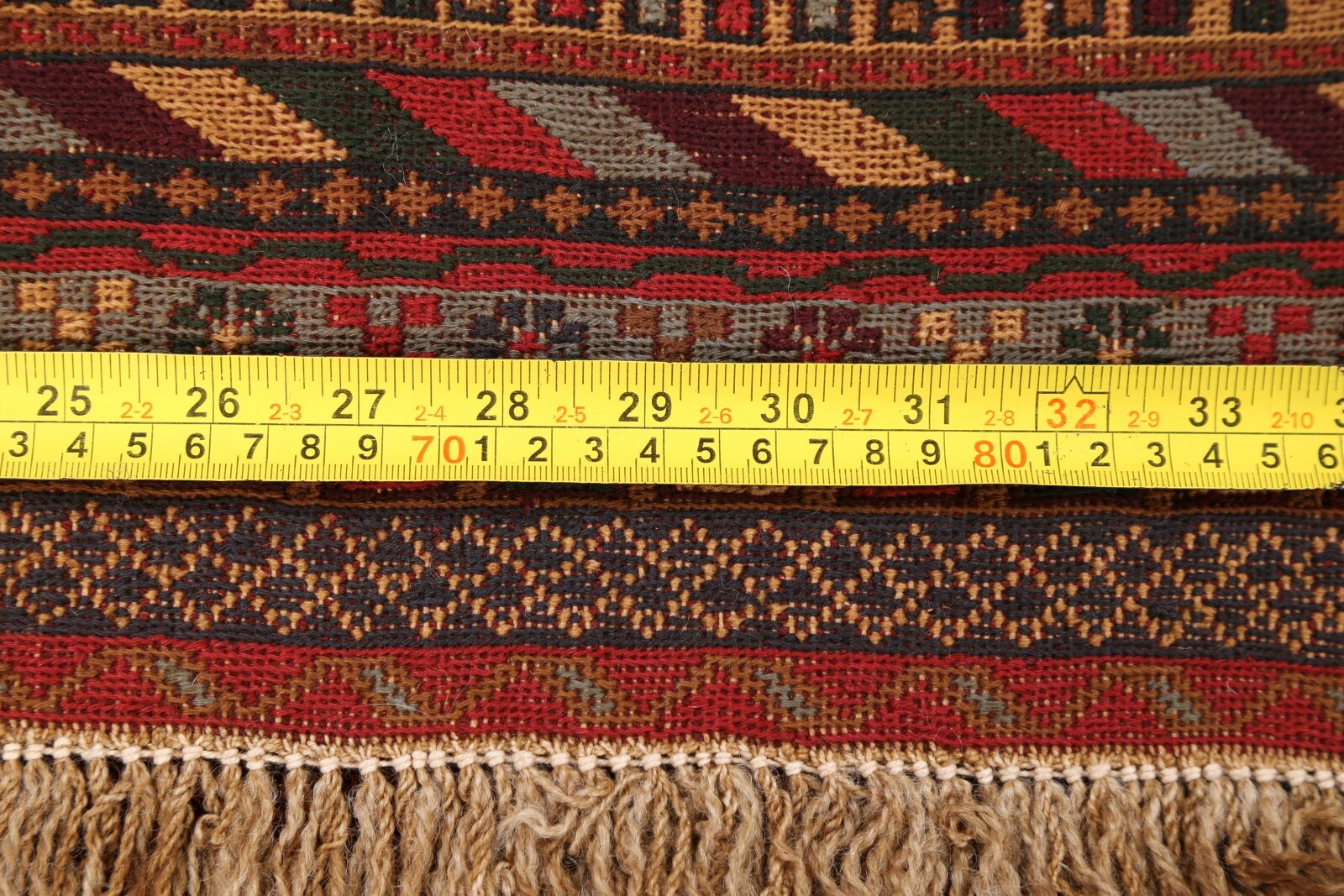 Flat-woven Antique Look Sumak Sirjan Kilim Oriental Hand-Woven 4’x6′ Rug