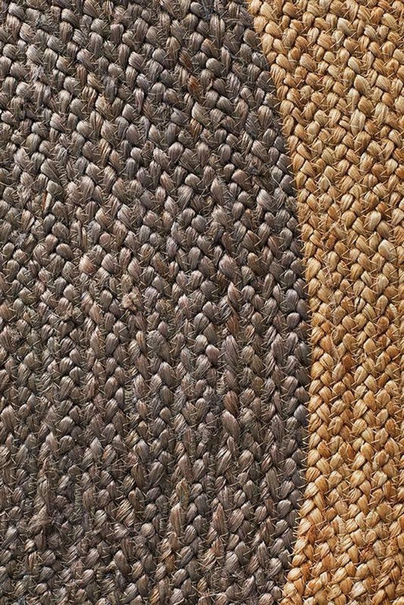 Rug Natural Jute Reversible Braided Round Jute Area Rag Rug Hardwood Floors