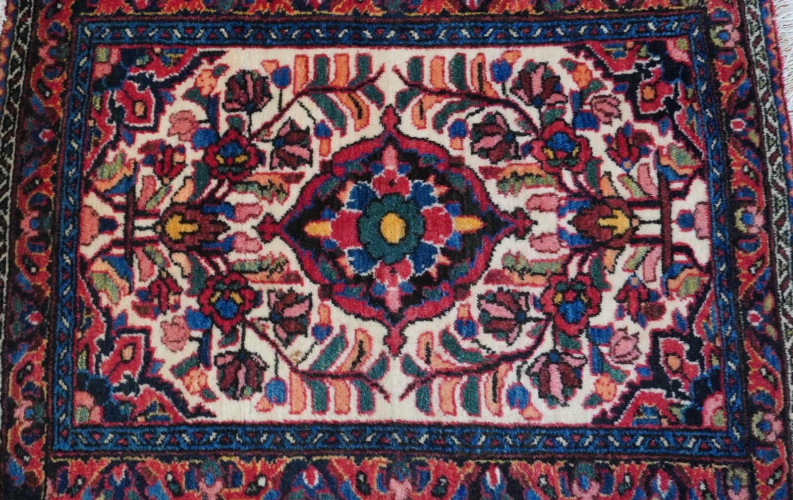 Excellent Antique Lilihann Hand Knotted Wool Oriental Rug 2’3″ x 210″