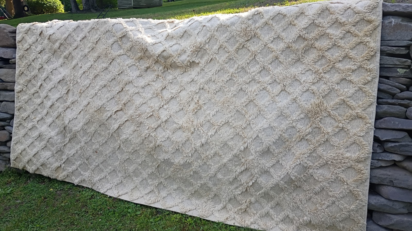 Armadillo Rug geometric diamond Pattern 6’×10′