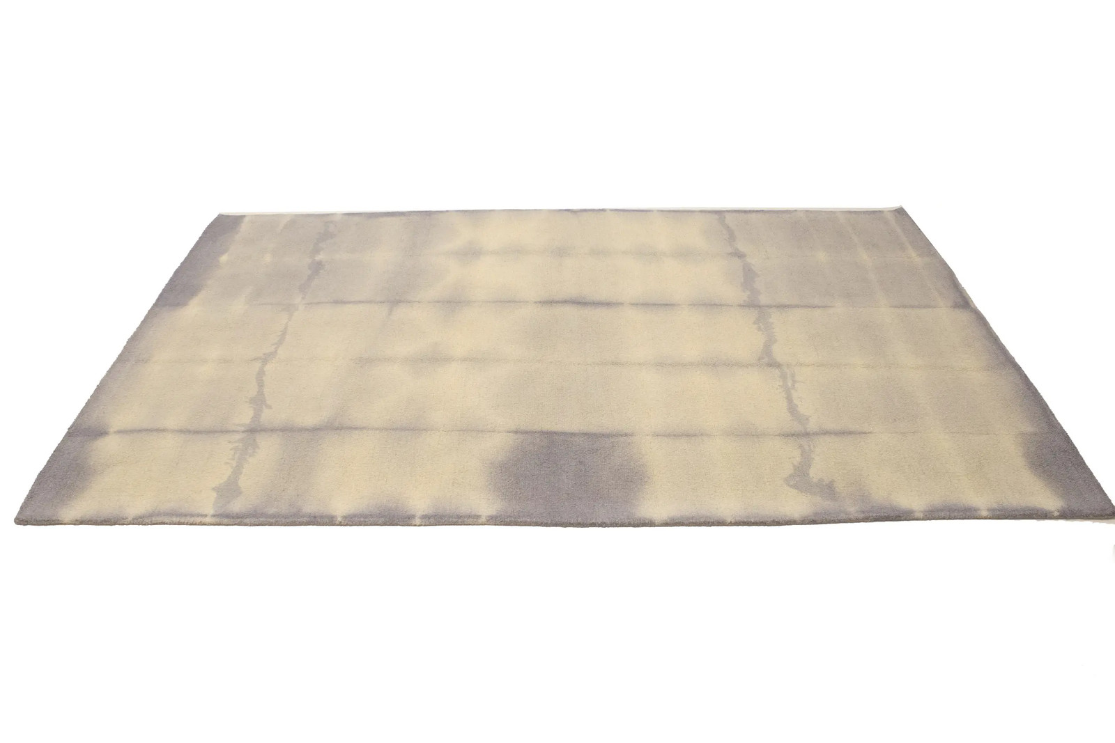 Mauve Abstract Tie-Dye Design 5X8 Hand-Tufted Modern Rug Kids Bedroom Carpet