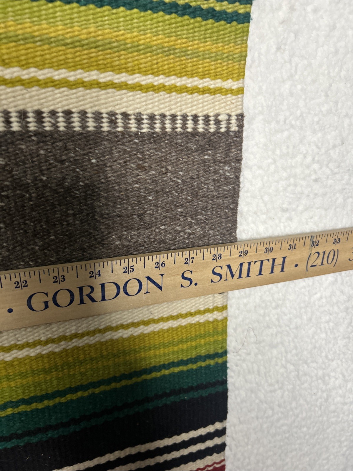 Southwest Design Acrylic Rug Beige Black Brown Blue Green Gold Gray NEW 29” X 60