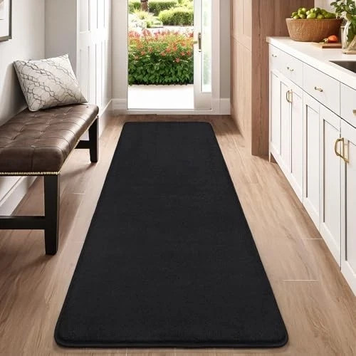 2×8 Feet Shag Runner Rug for Hallways, Washable Rugs with Memory Foam for