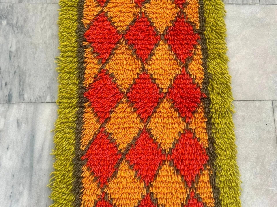 its trending Hand knotted, Beni Ourain rug, Soft wool Moroccan rug living room