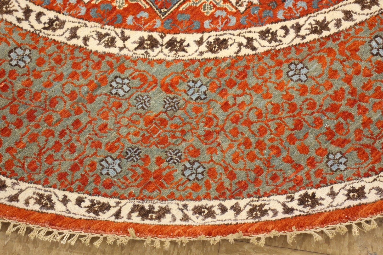 Fine Mamluk | 6’2″ x 6’2″ Hand Knotted Traditional Oriental Area Rug | 100% Wool