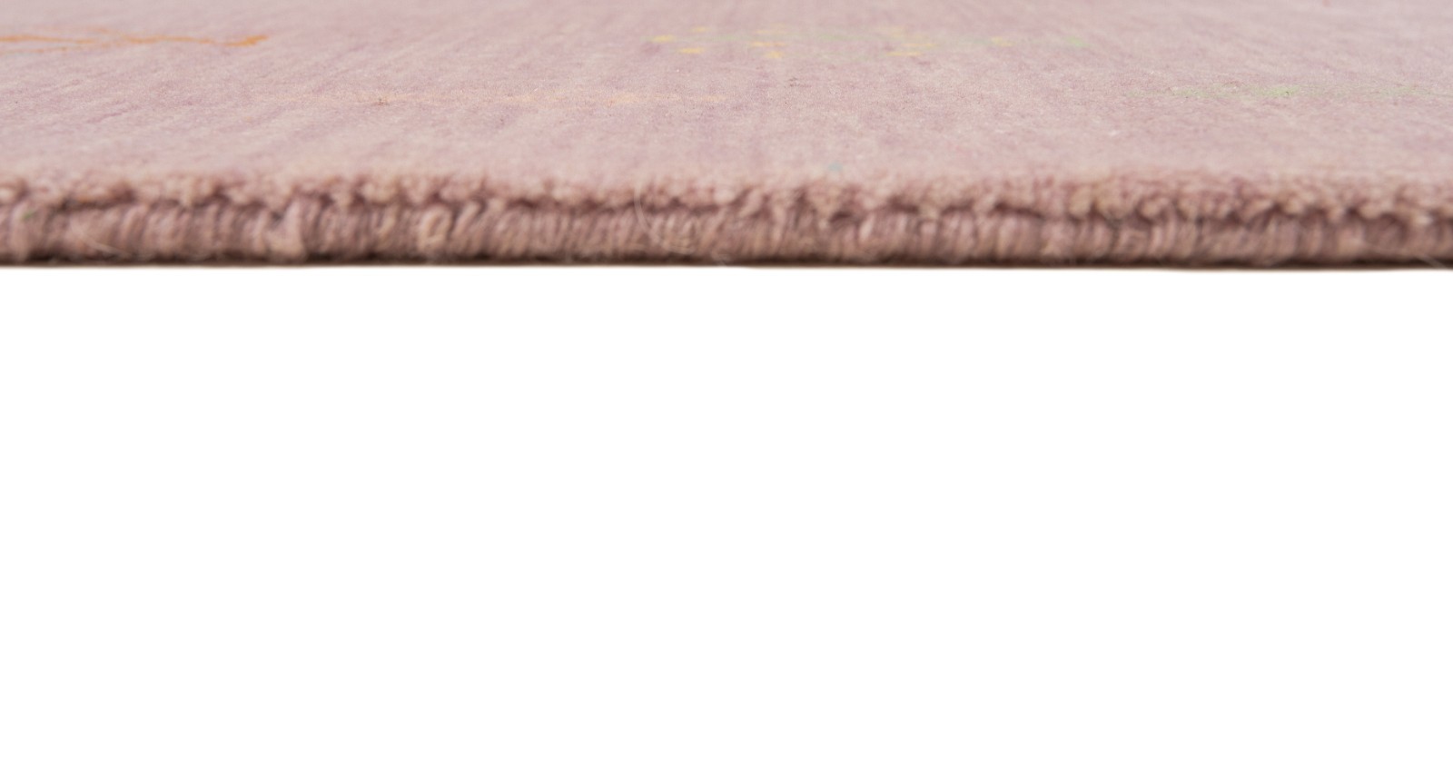 Handloom 90X60 Cm Handwoven Oriental Carpet Wool Modern Rug New Pink