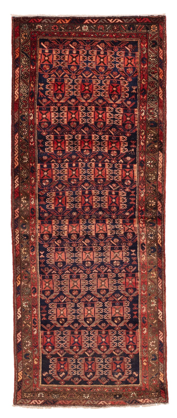 Vintage Traditional Hand-Knotted Area Rug 3’6″ x 8’10” Oriental Wool Carpet