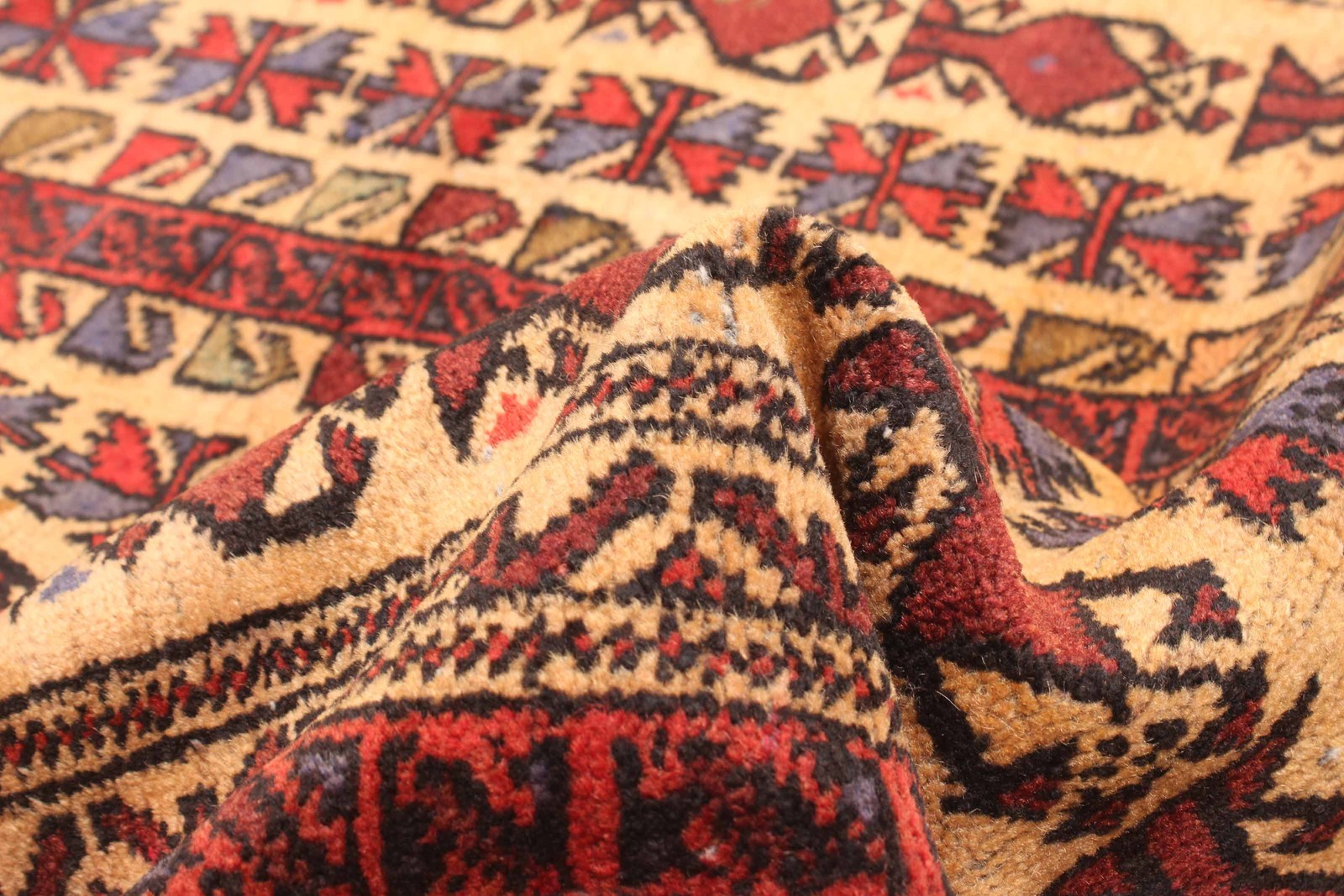 Traditional Vintage Hand-Knotted Area Rug 2’9″ x 4’4″ Oriental Wool Carpet