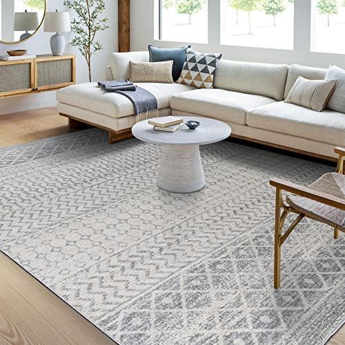 Artistic Weavers Chester Boho Moroccan Area Rug,3′ x 5′,Grey