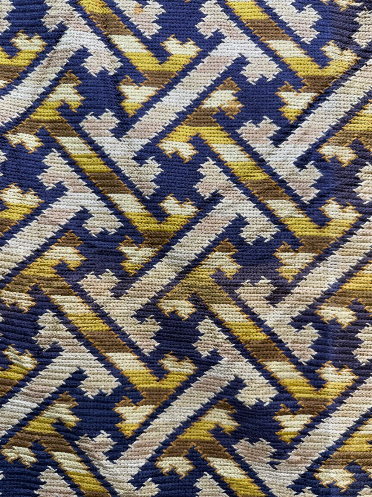 Vintage Beautiful Hand Silk Embroidered Floor Area Rug 302×154 Cm