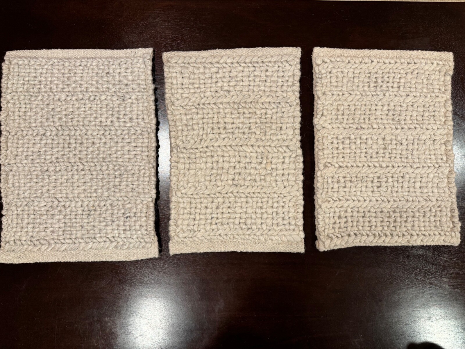 New | Restoration Hardware | RH | Table Placemat, Bath Rug, Door Mat | (3 PACK)