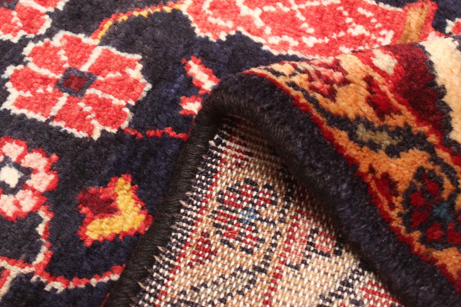 Vintage Hand-knotted Runner Rug 3’2″ x 10’2″ Traditional Oriental Wool Carpet