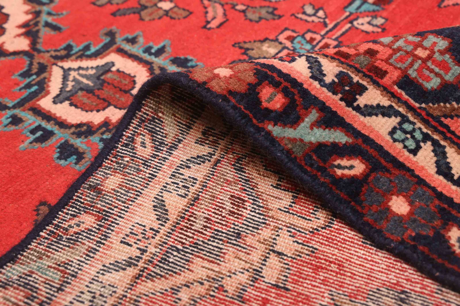 3’2″ x 10’3″ Vintage Hand-knotted Runner Rug Traditional Oriental Wool Carpet