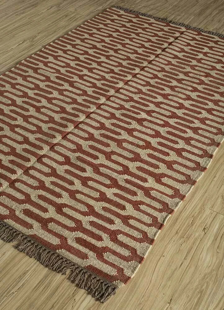 Rug Jute Wool Handmade Accent Vintage Kilim Carpet Living Room Hallway Area Rug