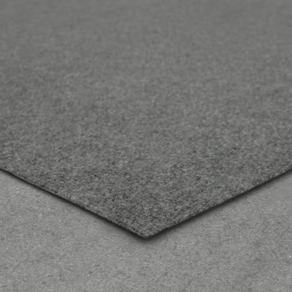 Unbound Smoke Gray Ribbed 6 ft. x 8 ft. Indoor/Outdoor Area Rug Free Shipping