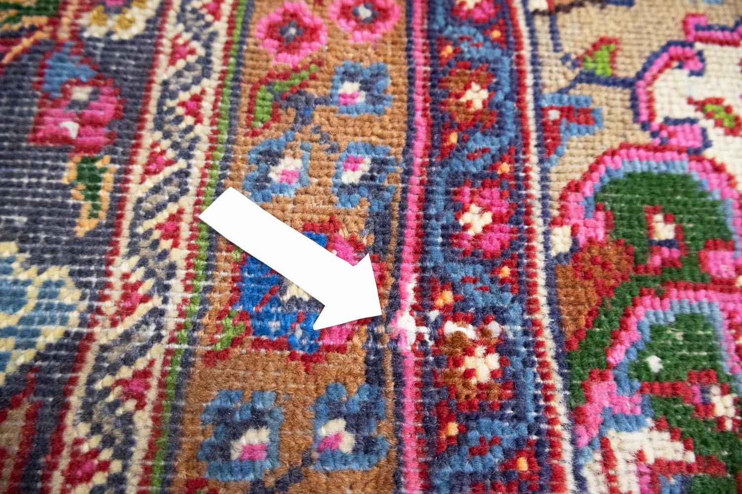 Semi-Antique Distressed Handmade Oriental Rug Living Room Carpet 9’7×12’6 Ft