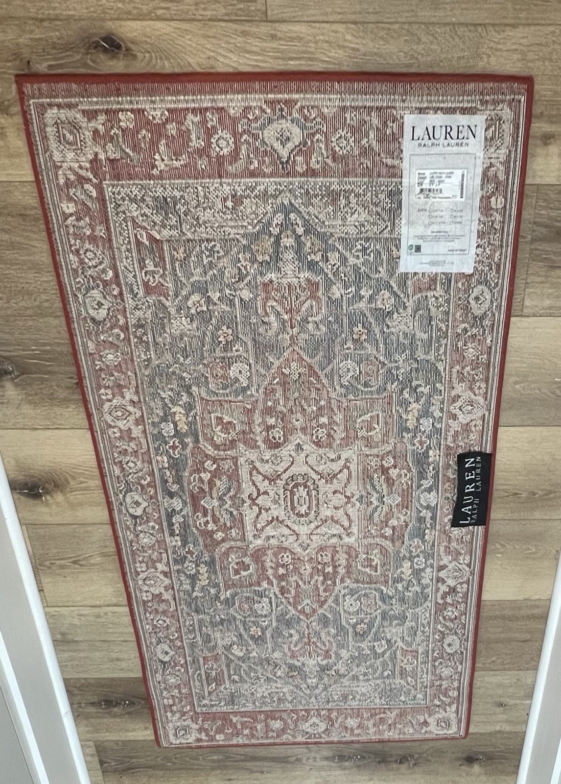 Lauren Ralph Lauren Rug 2’6”x4’ Red/Navy Oriental Medallion Turkey LRL1225A-2640