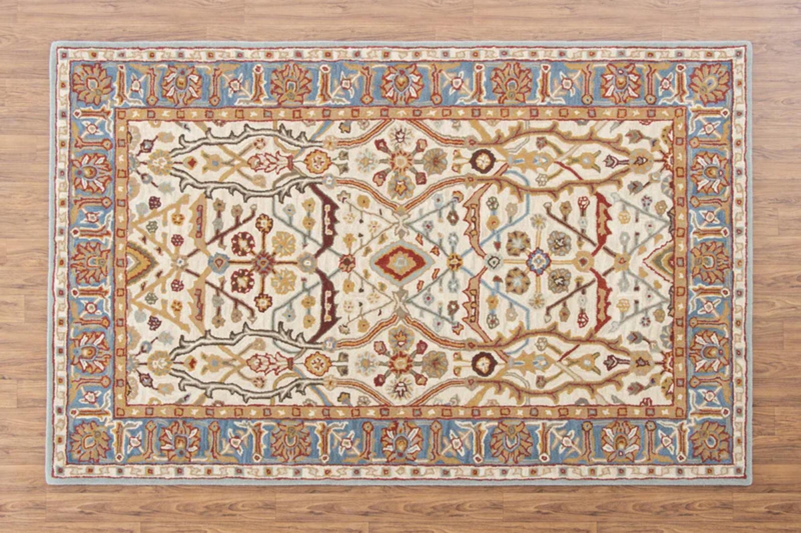 Eva Hand Tufted Wool Handmade Area Rug Carpet for Home, Bedroom Living Room