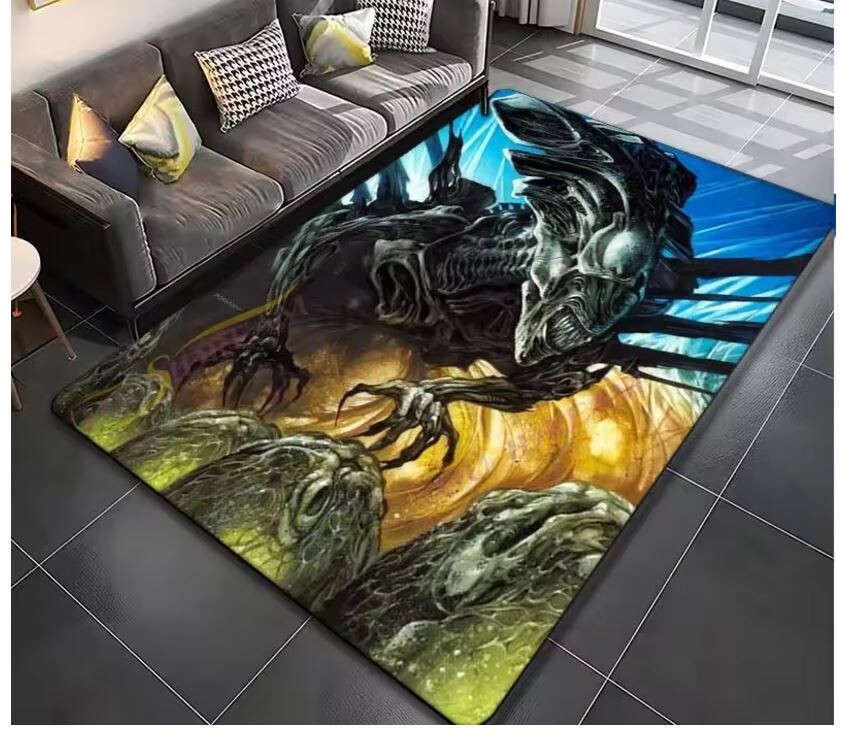 Alien Vs Predator Rug 160CM x 230CM AlienCarpet BIG