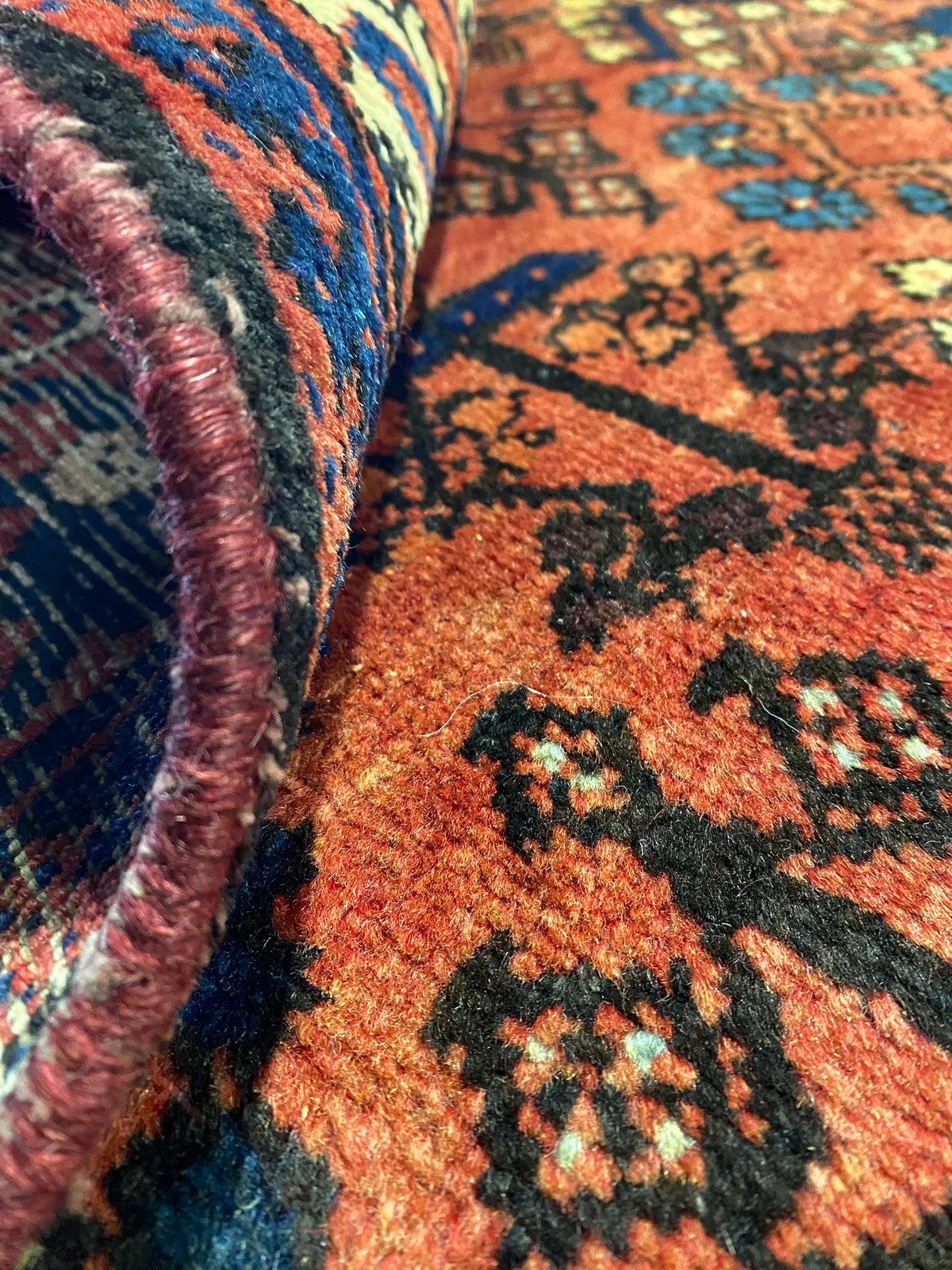 10.6 x 13.6 Perrsian Mahaal Joshagaan Wool Rug #F-6923
