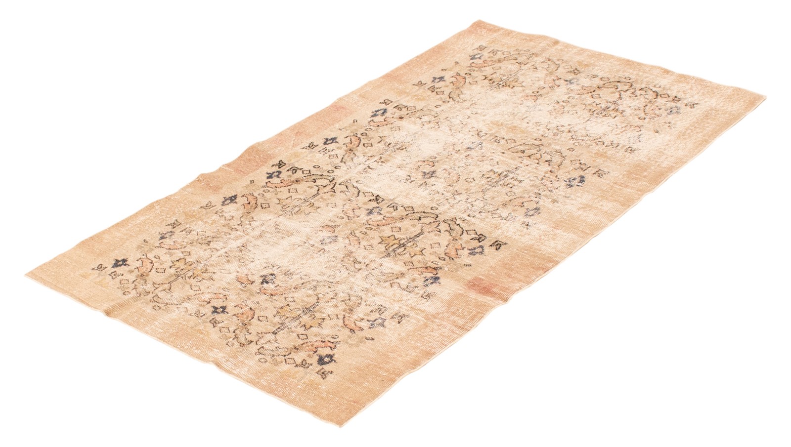 Traditional Vintage Hand-Knotted Area Rug 3’5″ x 6’2″ Oriental Wool Carpet