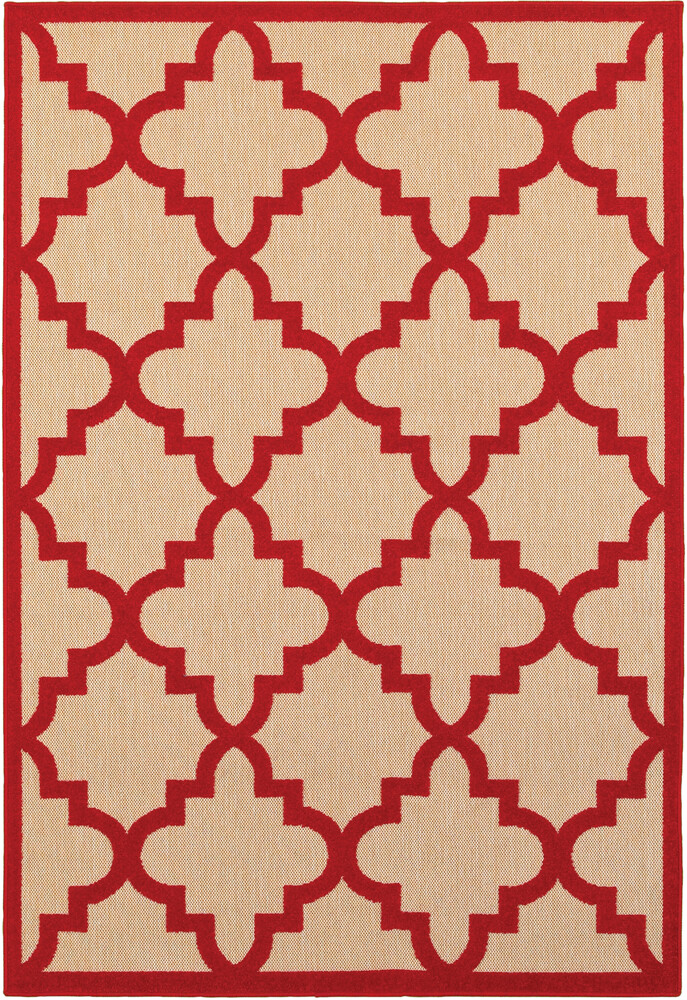 Beige Geometric Angled Curved Outdoor Door Mat 660R9 – Aprx 1′ 10″ x 3′ 3″