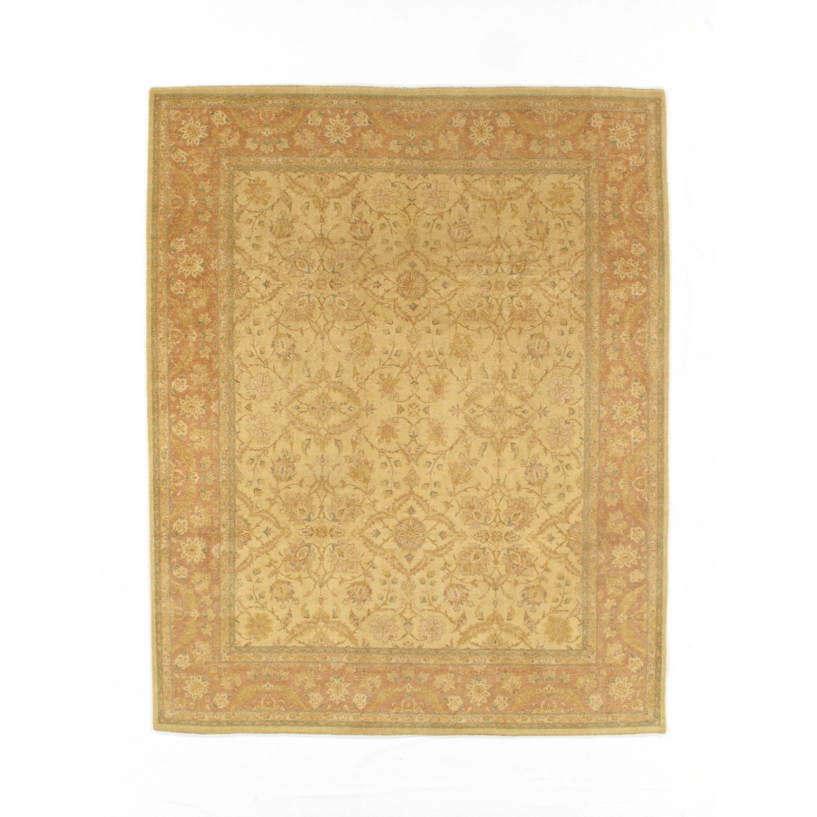 Genuine 8’0″ x 10’0″ Hand-Knotted Tab-riz Wool Area Rug Area Rug Carpet