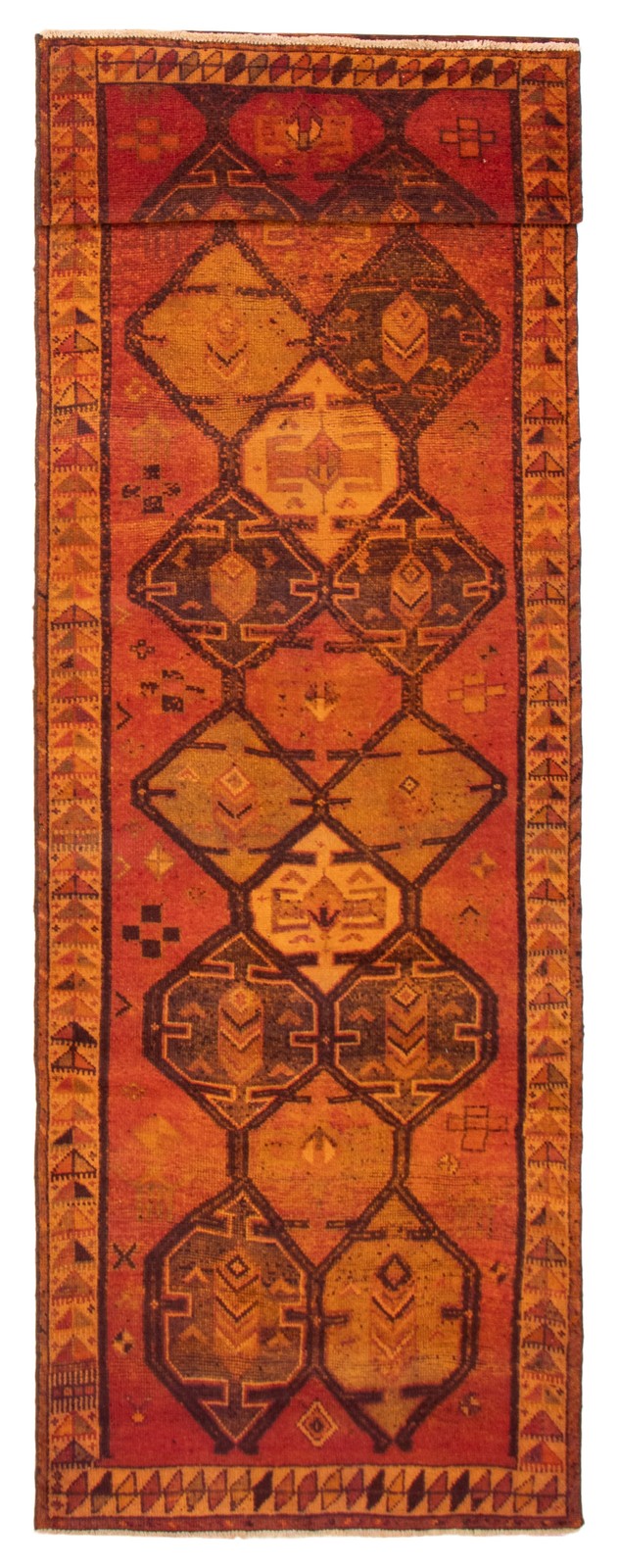 Traditional Vintage Hand-Knotted Area Rug 4’2″ x 13’11” Oriental Wool Carpet