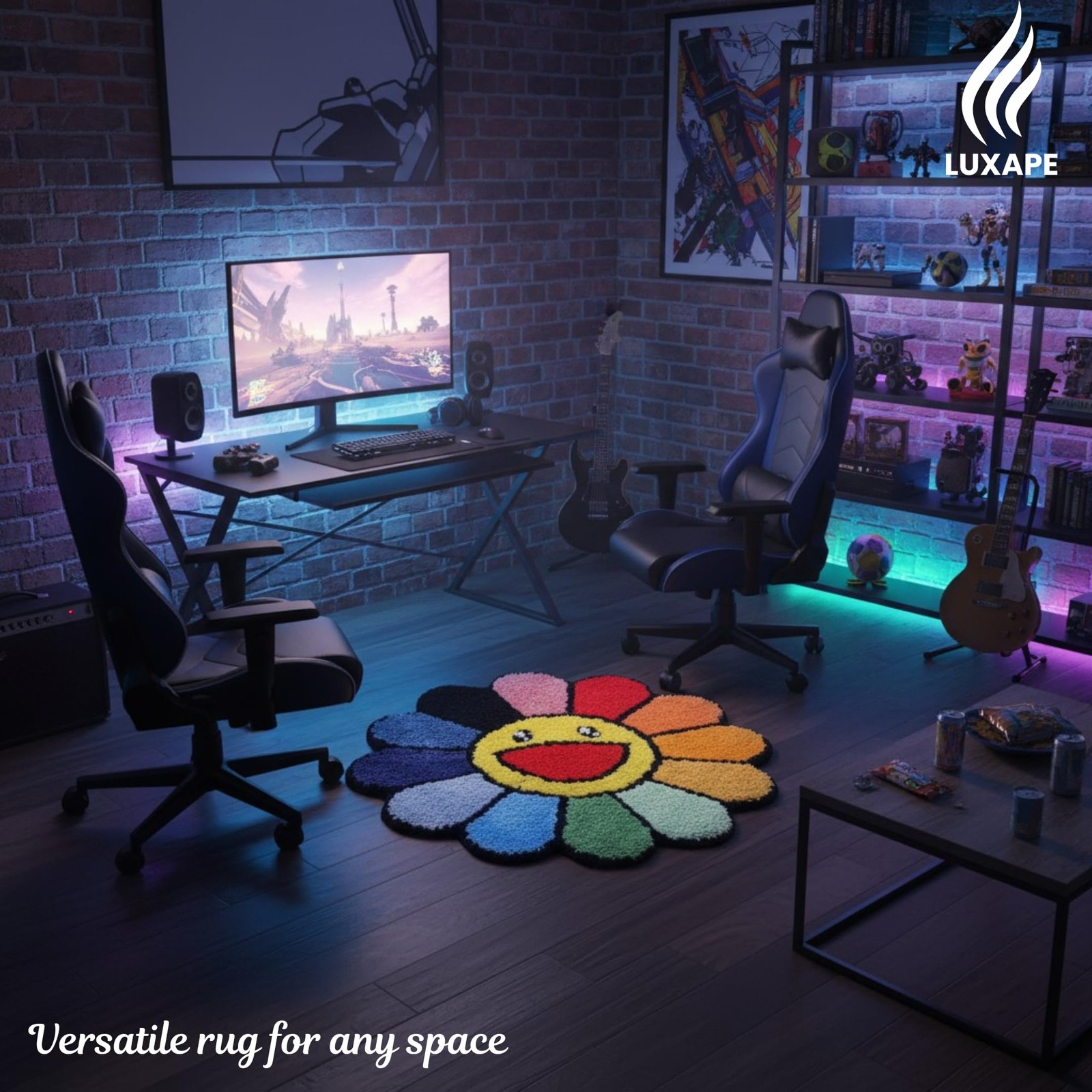 Murakami Rug – Handmade & Premium- 28in (70cm) – Hypebeast Decor – Hypebeast …