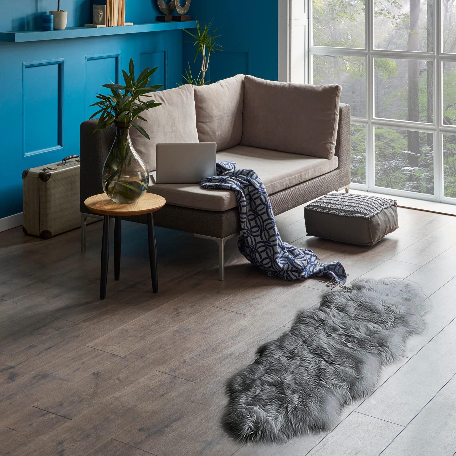 Natural Design Architecture Lifestyle N Natural Milan Genuine Sheepskin Area
