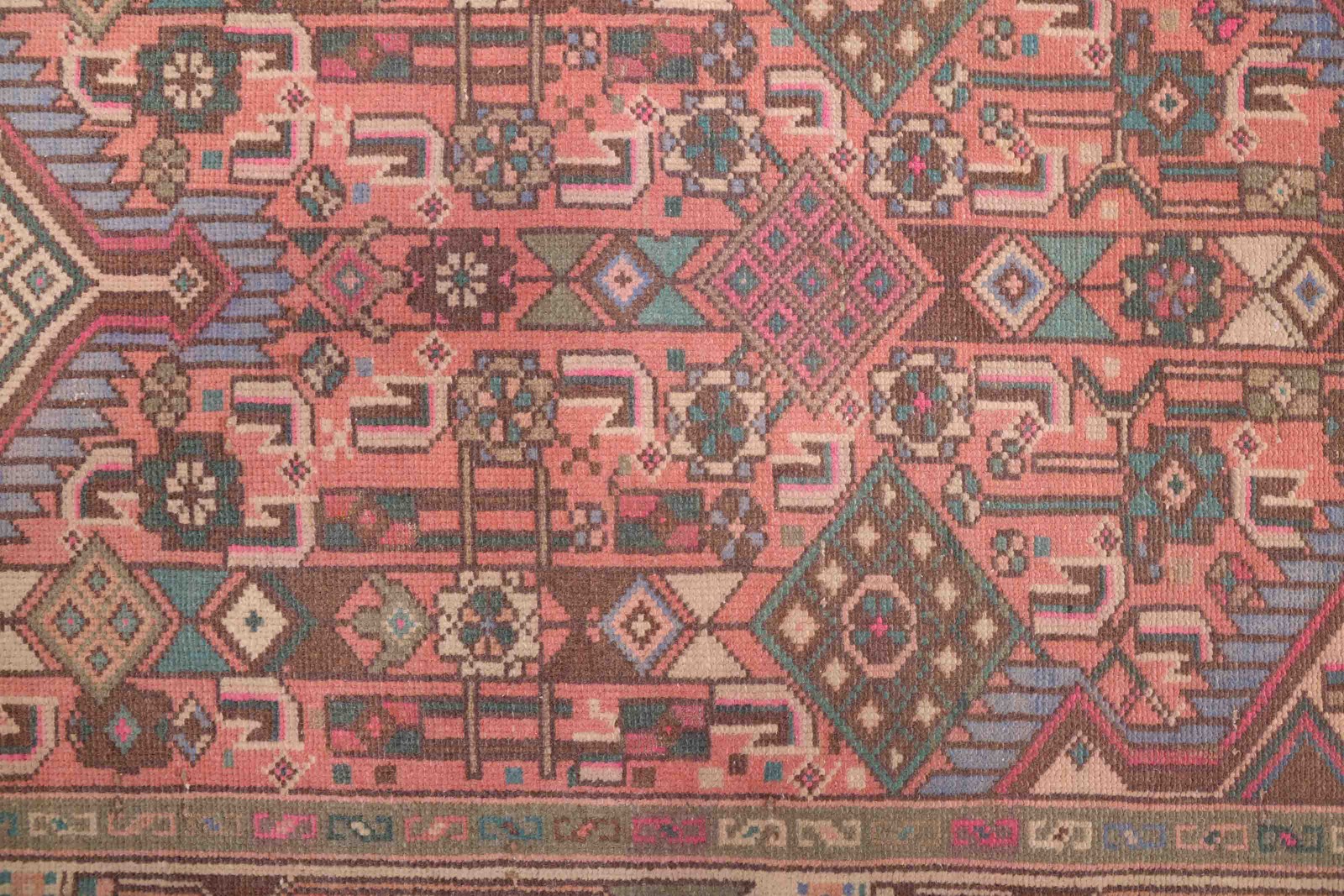 Vintage Traditional Hand-Knotted Area Rug 2’5″ x 6’4″ Oriental Wool Carpet