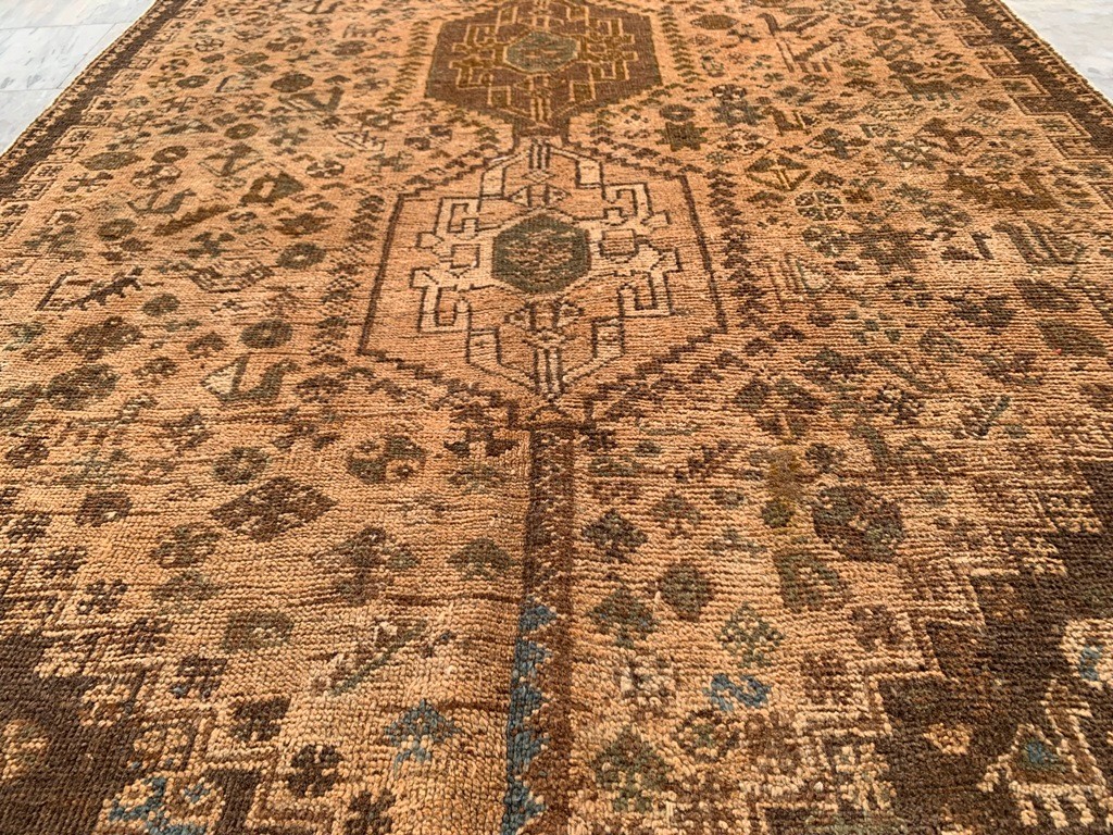 5×6 ft Antique Afghan Rug Handwoven Rugs Geometric Rug Oriental Medallion Rug