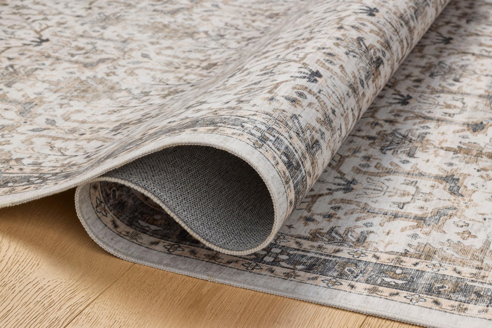 Loloi Anniston ANS-01 Ivory/Stone 2′-6″ x 7′-6″ Runner Rug