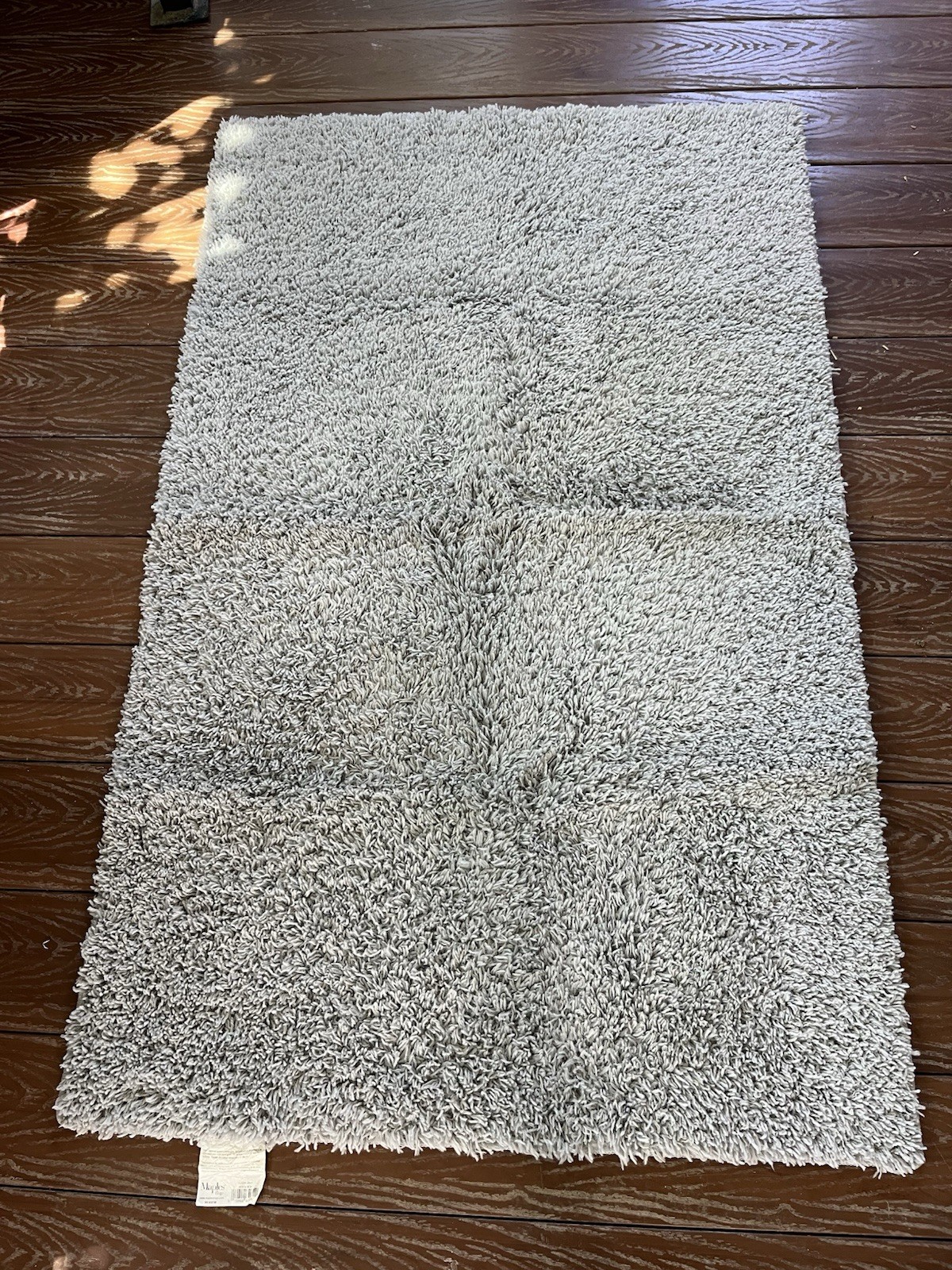 Gray Shag Carpet Maples Rugs 3ft By 5ft