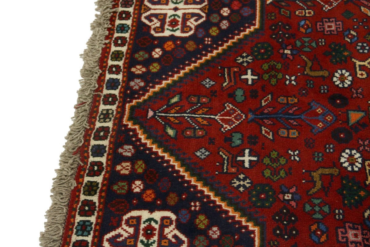 Handmade Pictorial Tribal Style Rug Farmhouse Oriental Area Foyer Carpet 4X5 ft