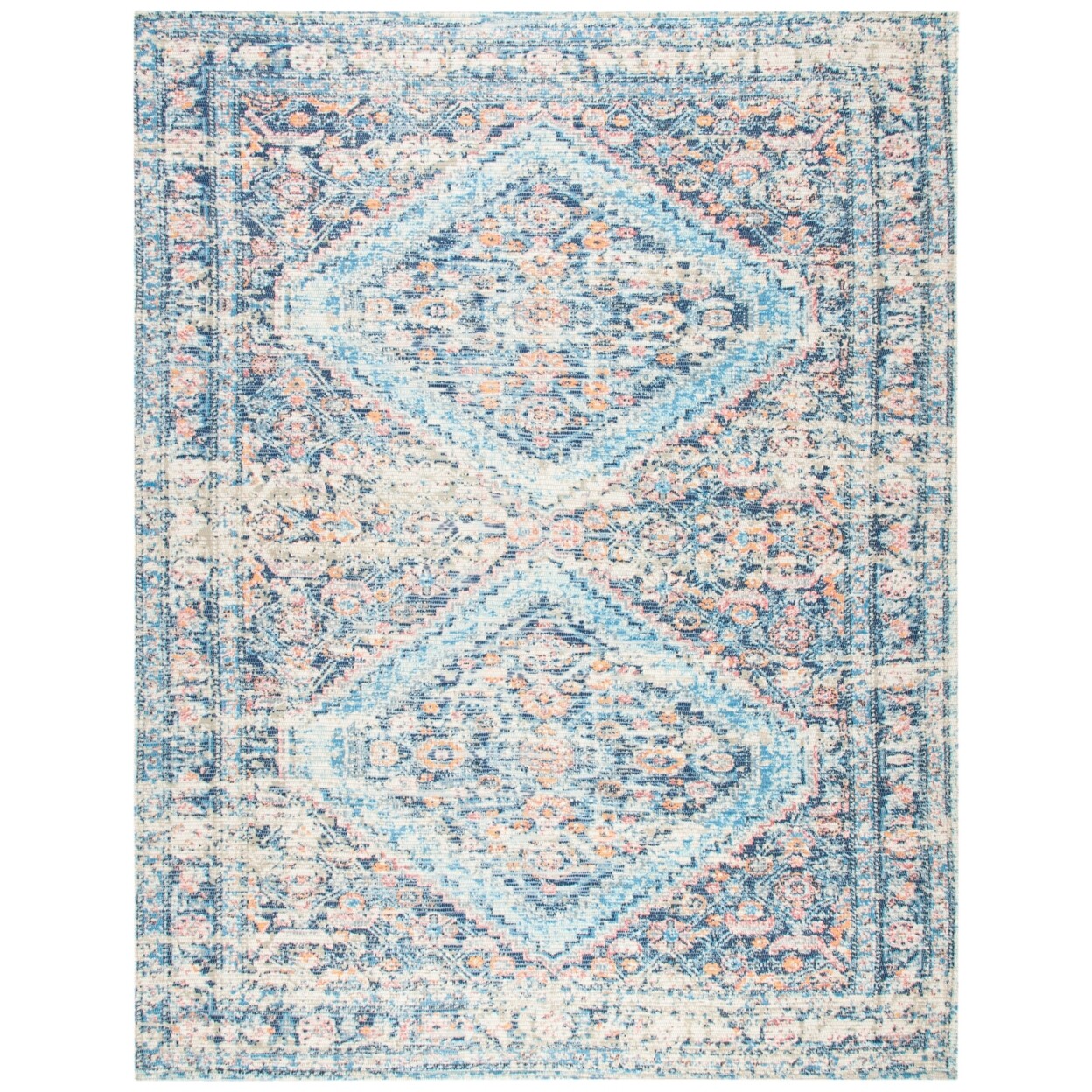 SAFAVIEH Saffron SFN577A Handmade Blue / Turquoise Rug