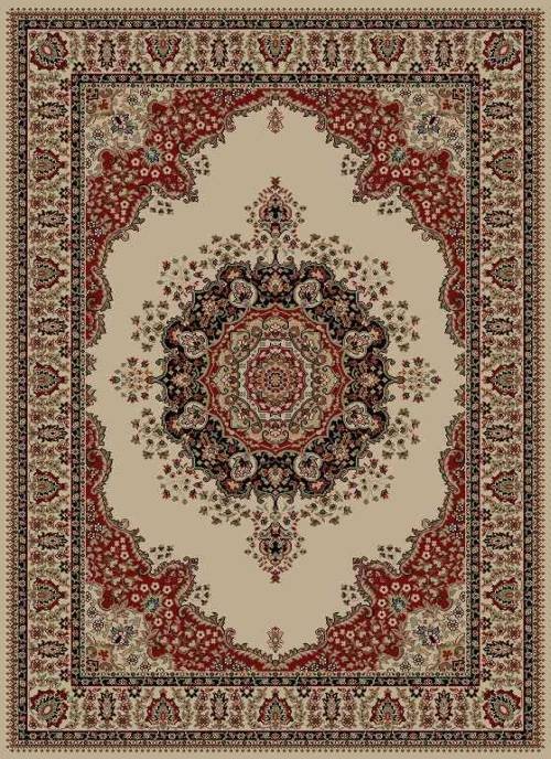9×12 Sensation Ivory Traditional Medallion 4702 Area Rug – Approx 8’9″ x 12’3″