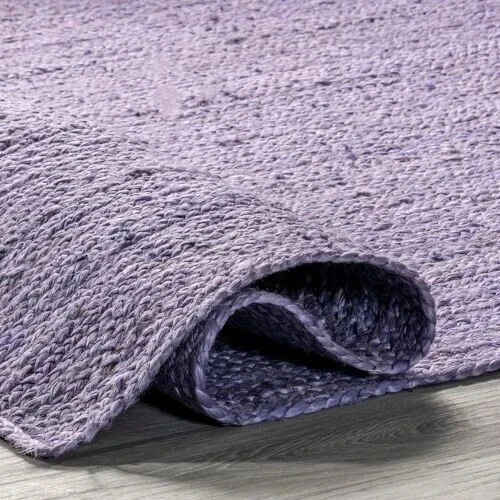 Area Rugs 100% jute braided handmade rug carpet Rustic Look Modern Floor Mat 6×9
