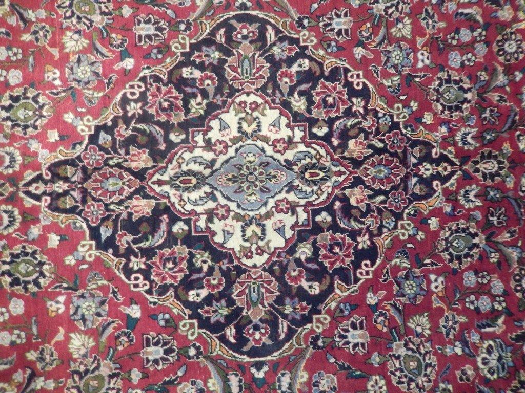 10×15′ Red Semi Antique Traditional Kashaan Rug 71835