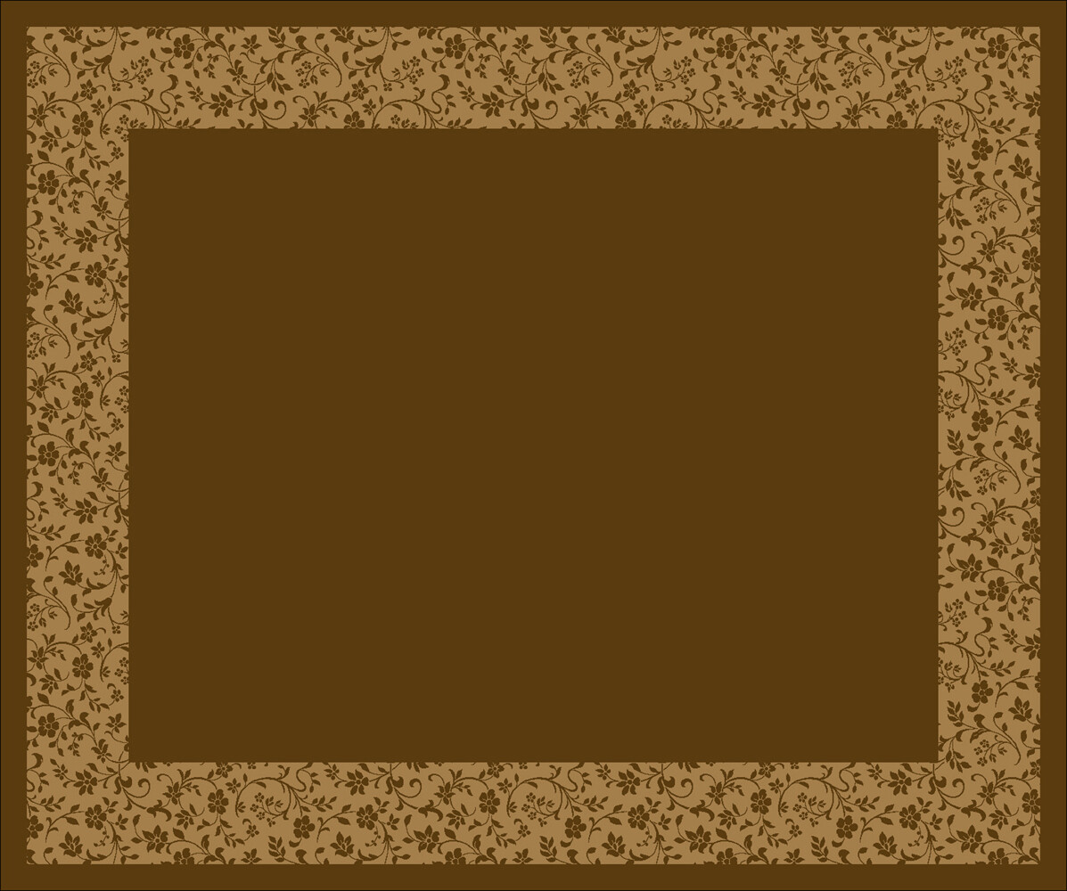Milliken Red Contemporary Flat Bordered Area Rug Solid Brocade Golden Amber