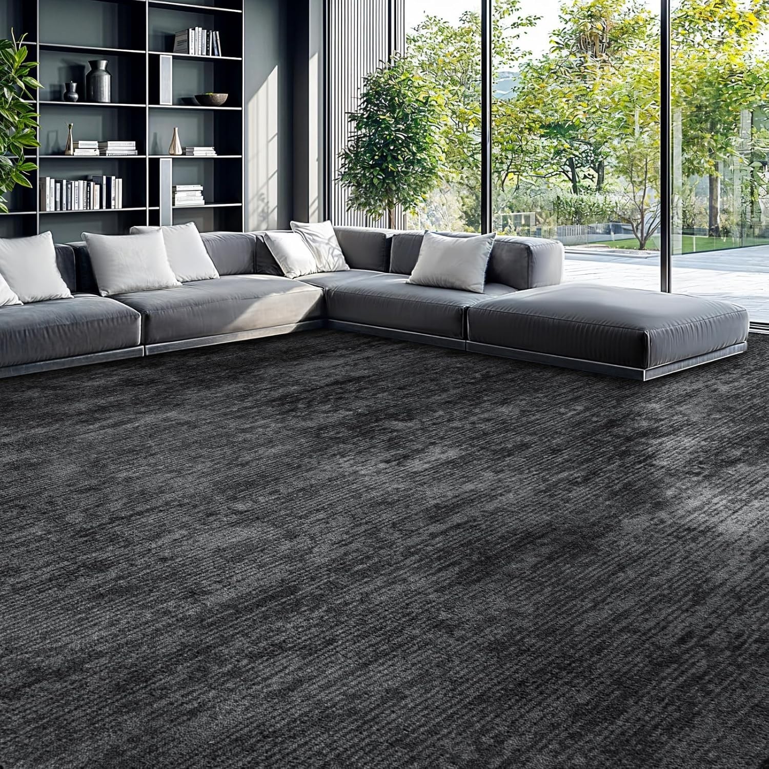Stylish 6×9 Washable Living Room Rug – Non-Slip Backing & Eco-Friendly Materials