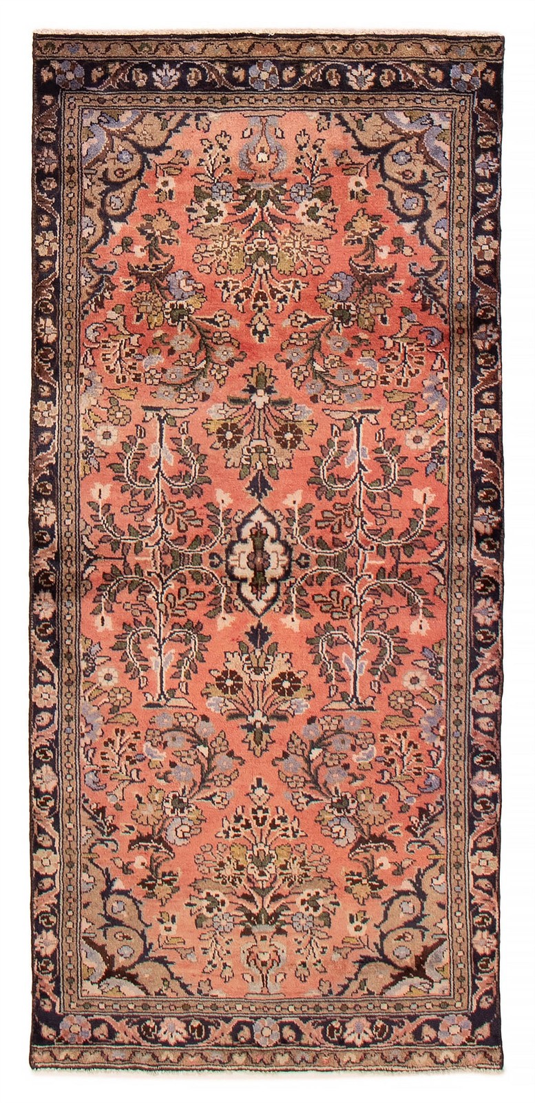 Traditional Vintage Hand-Knotted Area Rug 2’11” x 6’8″ Oriental Wool Carpet