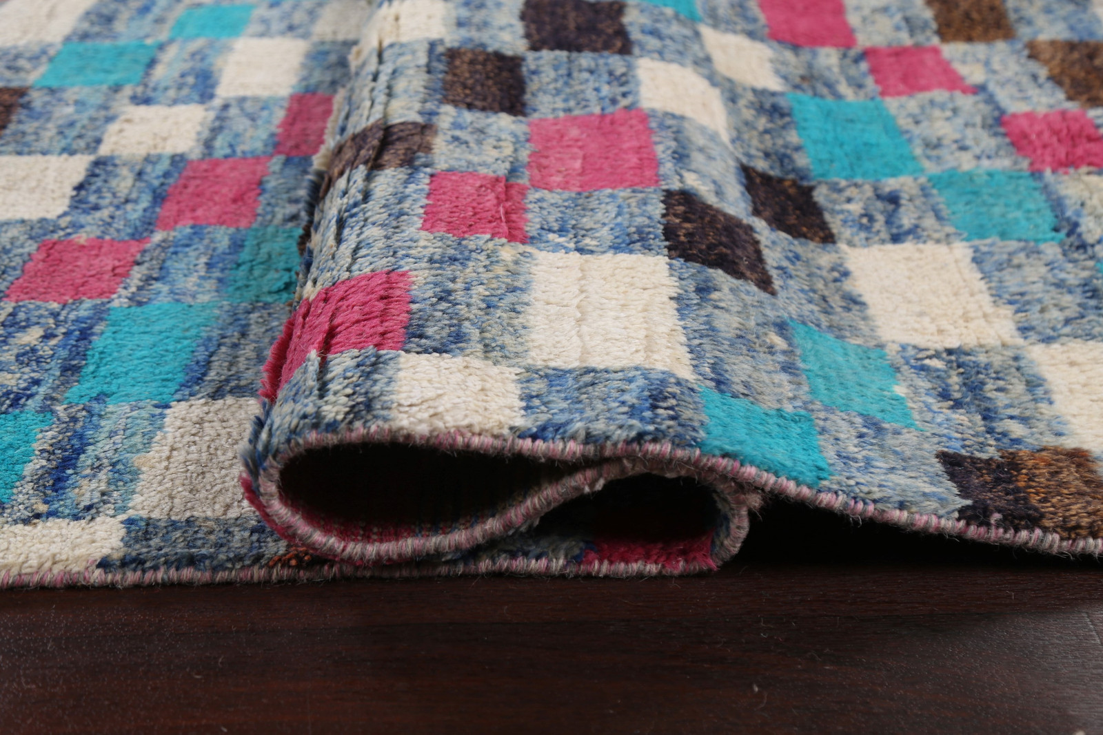 Multicolor Checkered Moroccan Large Rug 10×15 Ft Oriental Living Room Area Rug