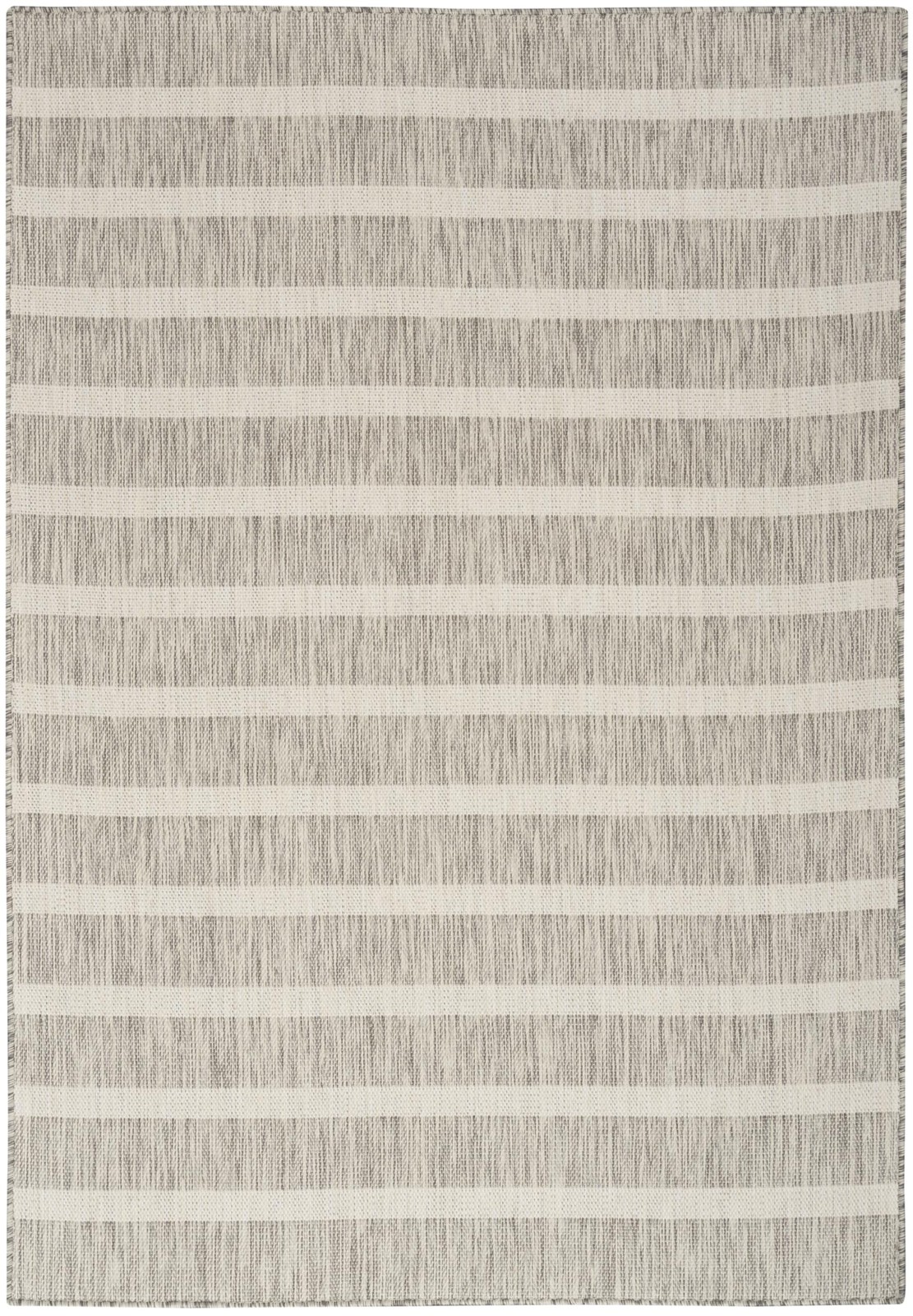 Home Positano Grey Ivory 7′ x 10′ Area Rug – Easy Clean, Non Shedding, Bed Ro…