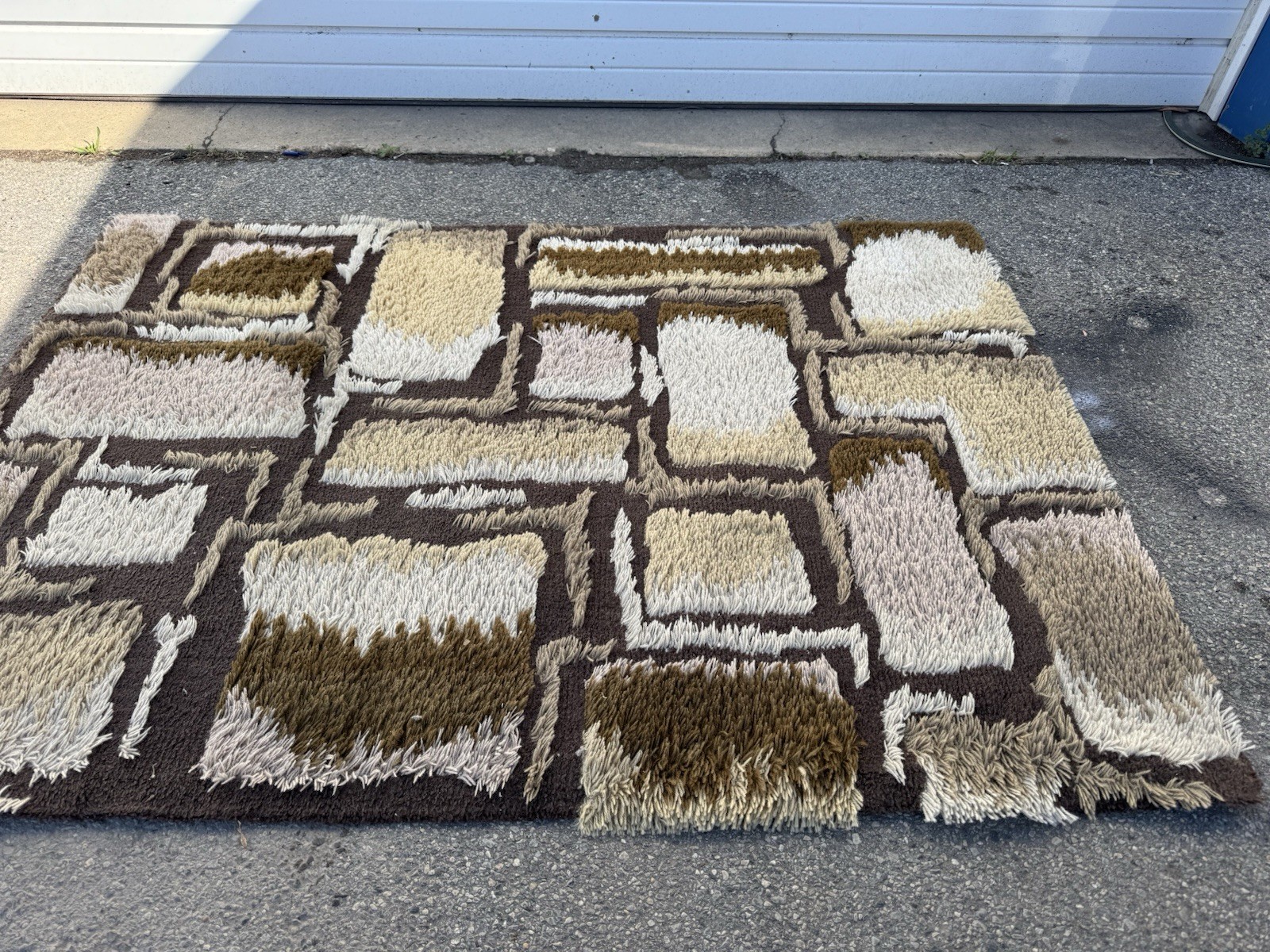 Vintage Mid Century Danish Modern Ege Rya Wool Shag Rug ‘Capri Farve’