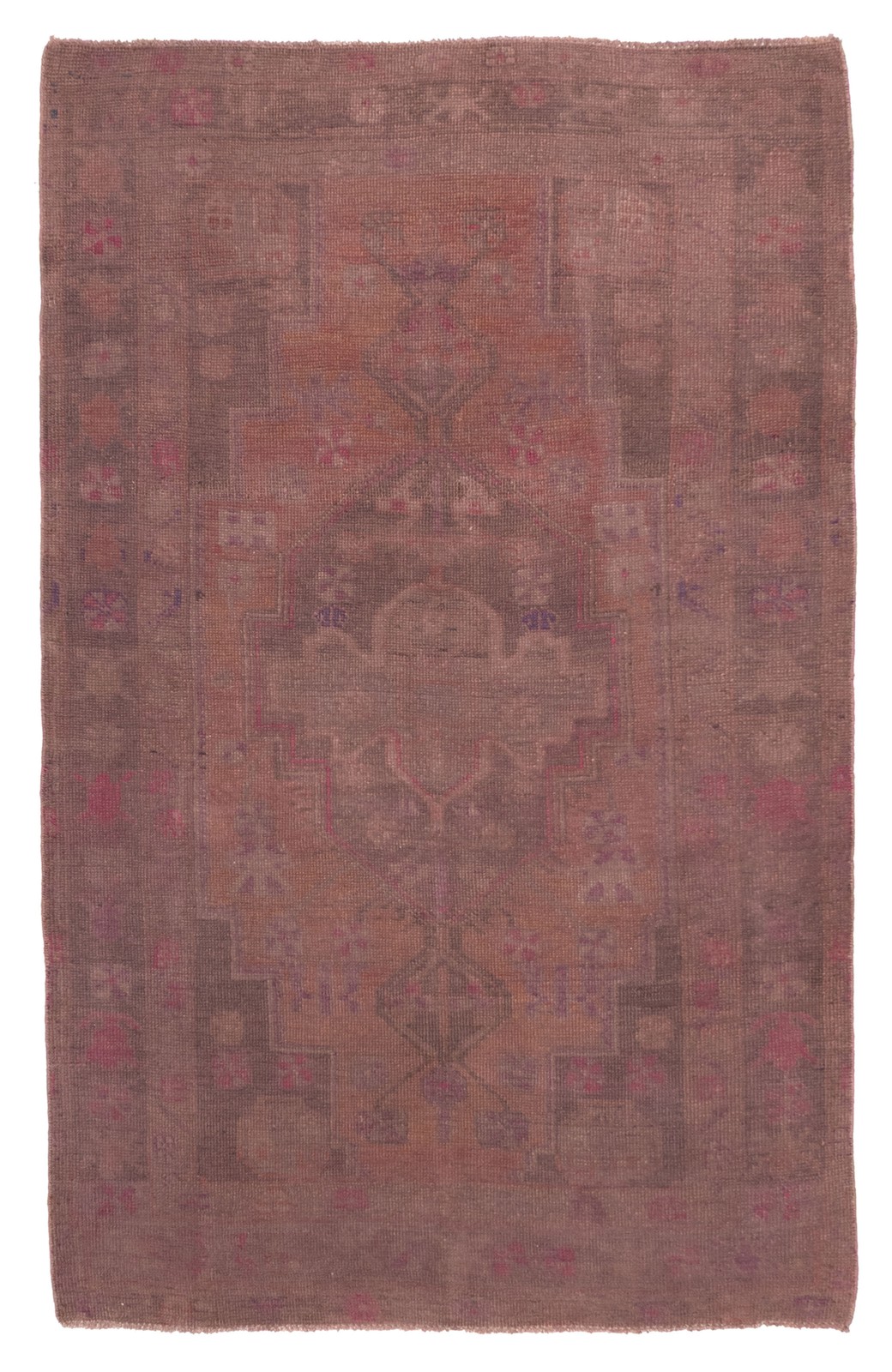 Traditional Hand-knotted Area Rug 4’1″ x 6’3″ Dark Red Oriental Carpet